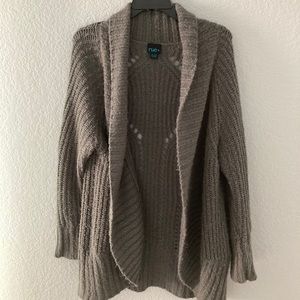 Grey chunky cardigan